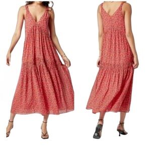 NWT-Joie  tiered maxi dress TEA ROSE
